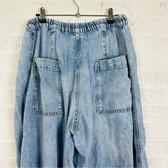 Pilcro Beachy High-Rise Parachute Jeans | Baggy Denim | Coastal Cowgirl Small - Picture 9 of 10